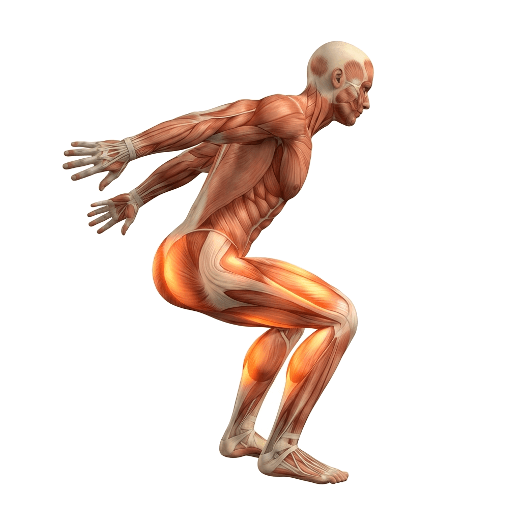 Depth jump (24" box) anatomy diagram.