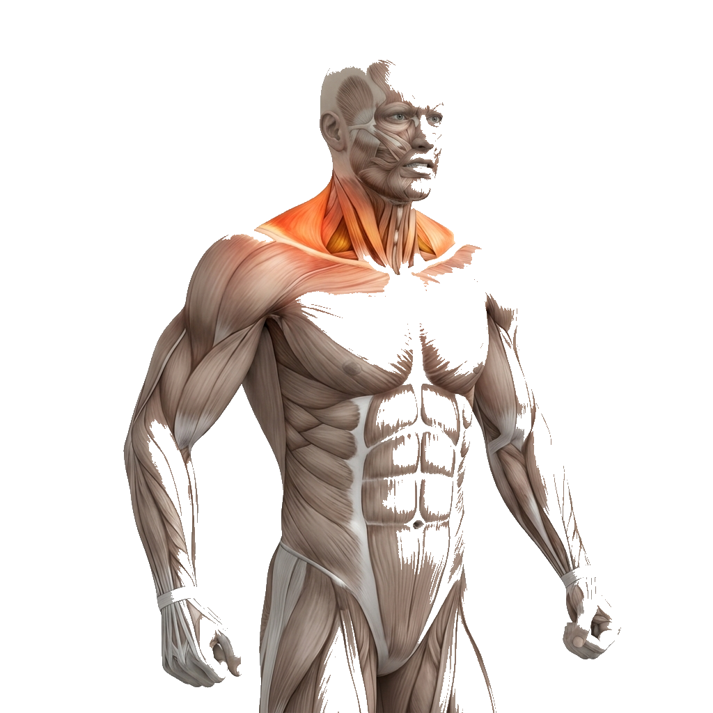 Hammer Strength shrug anatomy diagram.
