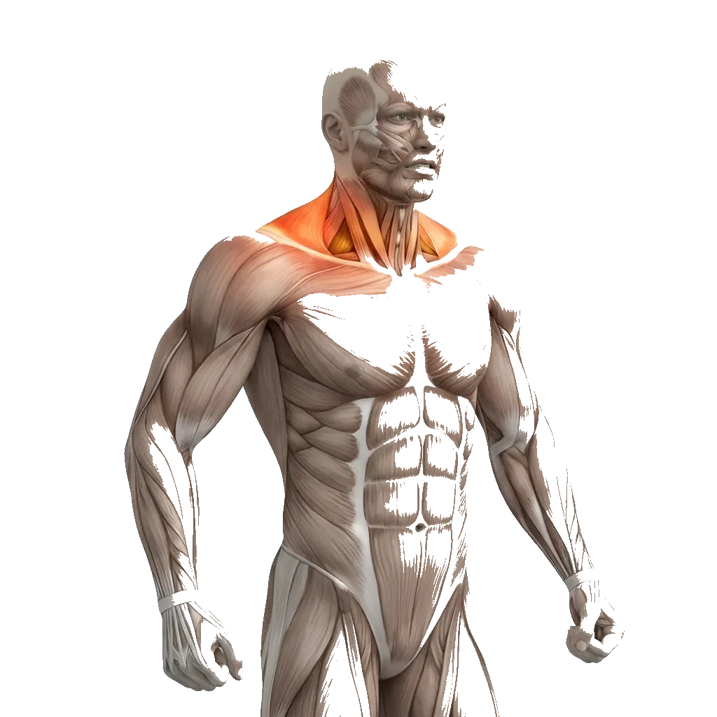 Hammer Strength shrug 5-frame range-of-motion animation