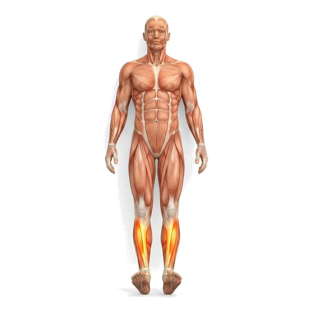 Tibialis Raises 5-frame range-of-motion animation
